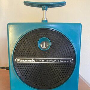 Vintage Blue PANASONIC Dynamite TNT 8 Track Player RQ-830S - Works Great!